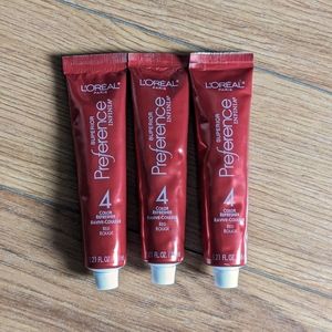 🛍️$5 Promo🛍️ L'oreal Superior Preference Infinia Colour Refresher in Red